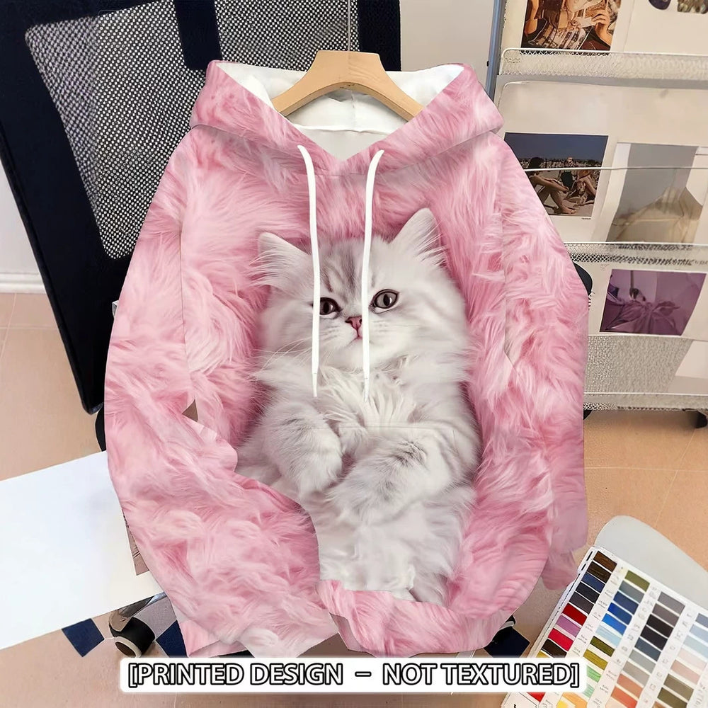 hot-selling women's hoodies, new casual loose long-sleeved hooded sweatshirts, dropshipping available