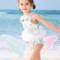 Baby swimsuit girls' fashionable  new children's cute swimsuit one-piece baby girl's children's swimsuit