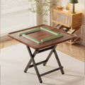 Foldable mahjong table - dual-use dining table for home, multi-functional small table, mahjong table, hand-rubbed chess and card game square table