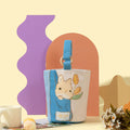 New arrival illustration cartoon canvas bag bucket bag printing portable small satchel bag mommy bag lunch outing small bag