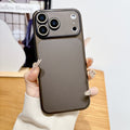 Large window lens film suitable for iphone17promax mobile phone case 15 apple 16 frosted ultra-thin transparent soft case