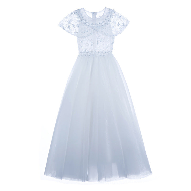 Customizable cross-border girls' dresses oem new little girl tutu skirt mesh princess dress children's skirt ages 3-14