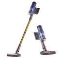 Handheld cordless vacuum cleaner for home use - upright design, perfect for carpets, floors, and tables - powerful suction