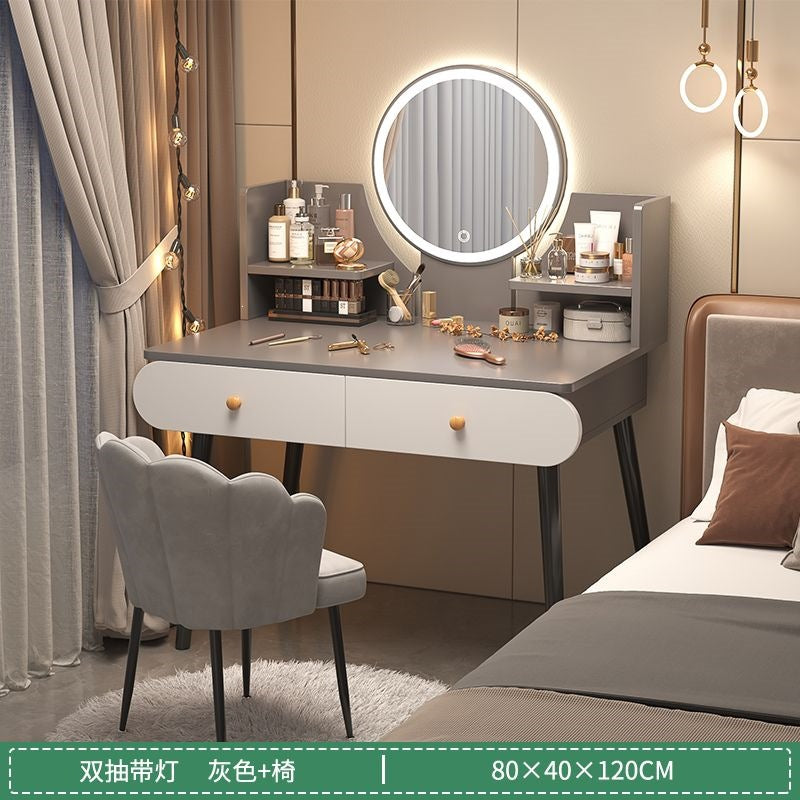 Vanity table bedroom simple modern small makeup cabinet all-in-one small apartment new arrival makeup table makeup table