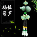 Green jade lotus solid gourd {four ears}