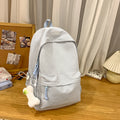 2025 new small fresh plaid backpack - student schoolbag, family matching bag, travel bag, lightweight korean style backpack for girls