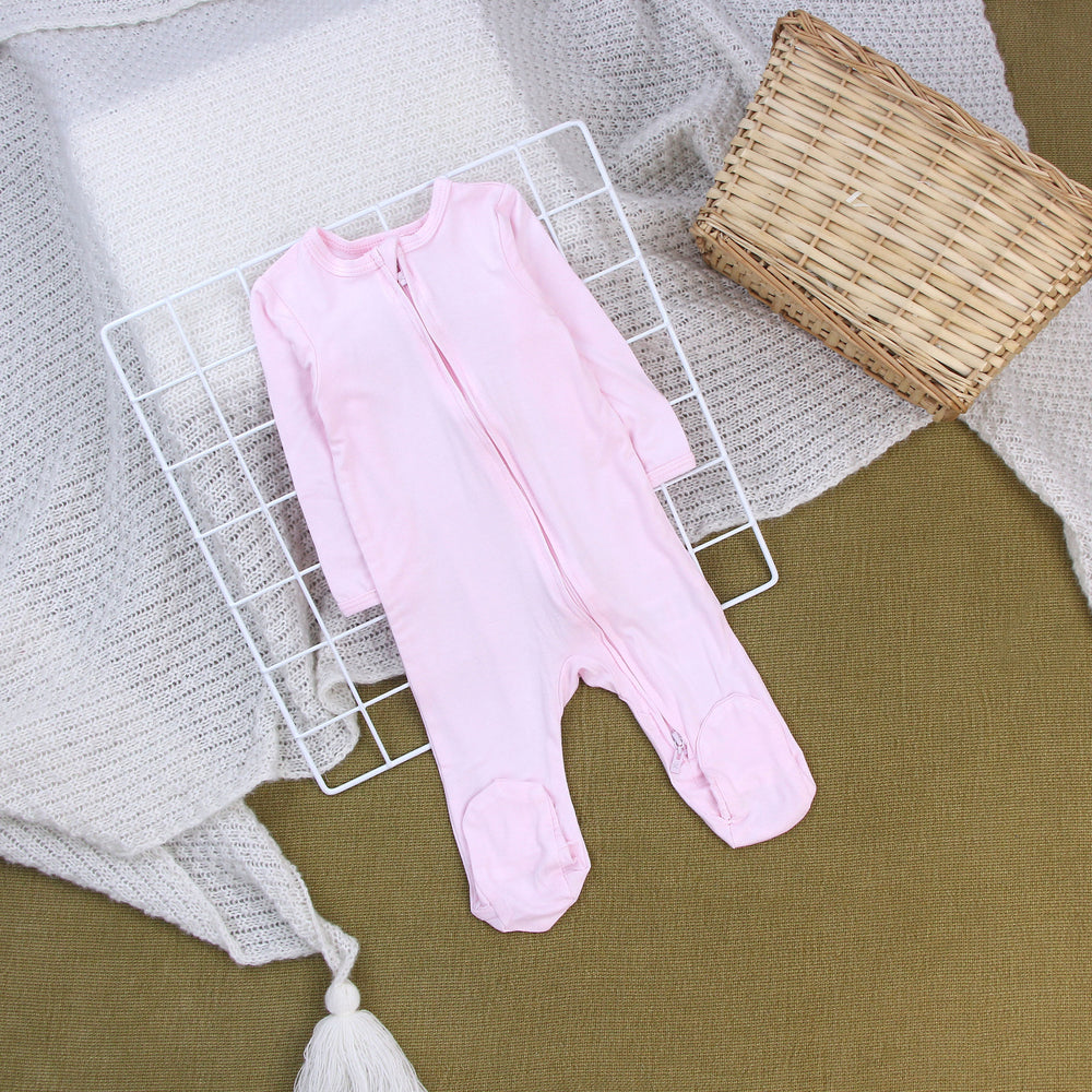 Baby romper footed long sleeve bodysuit - newborn sleepwear (class a)