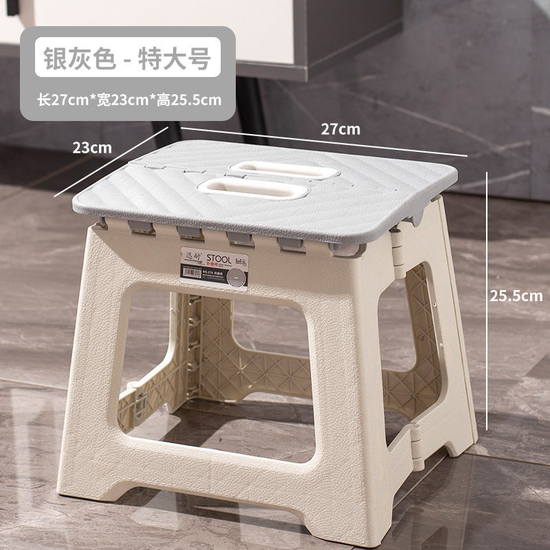 Foldable stool, thickened adult chair, portable home & outdoor camping chair, handheld durable student chair