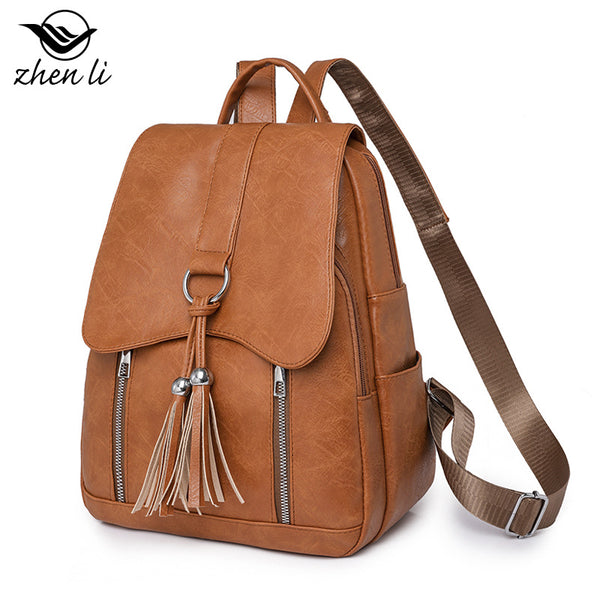 跨境 backpack bag 双肩包女新款休闲百搭小背包女 女士双肩包