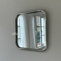 Ins blogger's same style makeup mirror bathroom mirror stainless steel bathroom dressing mirror b&b decorative wall hanging round mirror