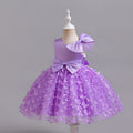 Amazon's new children's clothing skirt butterfly children's dress puffy mesh princess dress little girl model catwalk dress