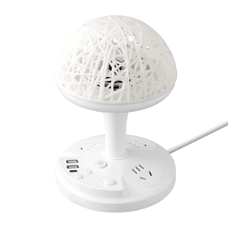 Smart voice-activated night light desk lamp - bedroom bedside lamp with artificial voice control, sleep light, home led lamp with socket