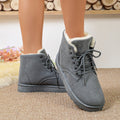 Fleece-lined short boots for women, thick-soled non-slip martin boots,  winter new style, warm snow boots, export plus size cotton shoes wholesale