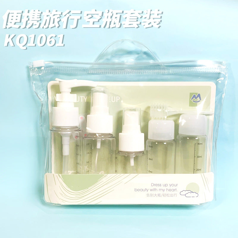Keqi pet travel refill bottle outdoor empty bottle travel suit bottle portable refill lotion spray bottle excellent skin care