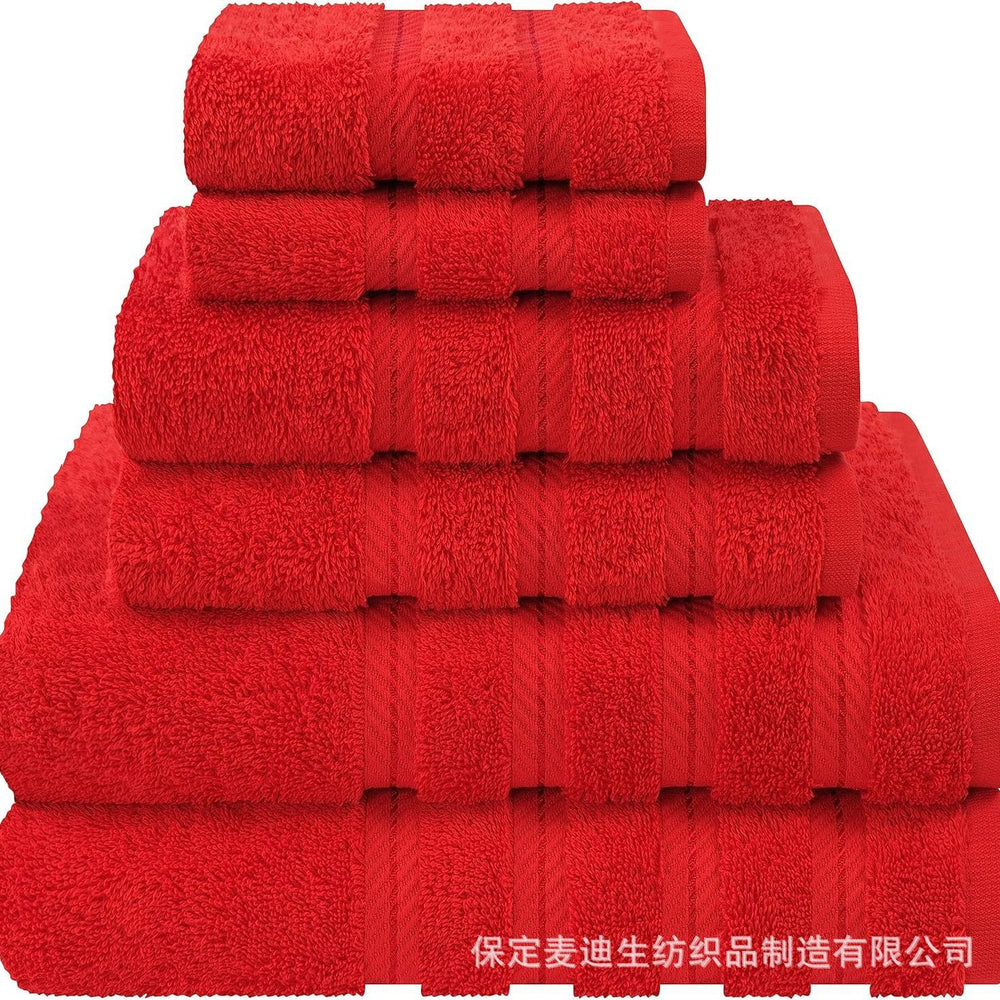 6pcs purple towel set 1 bath towels 1 hand towels 1 towel suit