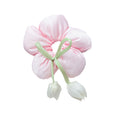 Kids flower large intestine hair tie little girl back of head ball head low ponytail headdress girl princess classy hair accessories