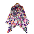 Korean style commute chic: skin-friendly, breathable printed shirt for women - new spring collection, long sleeve, loose fit, open front cardigan, stylish and trendy top