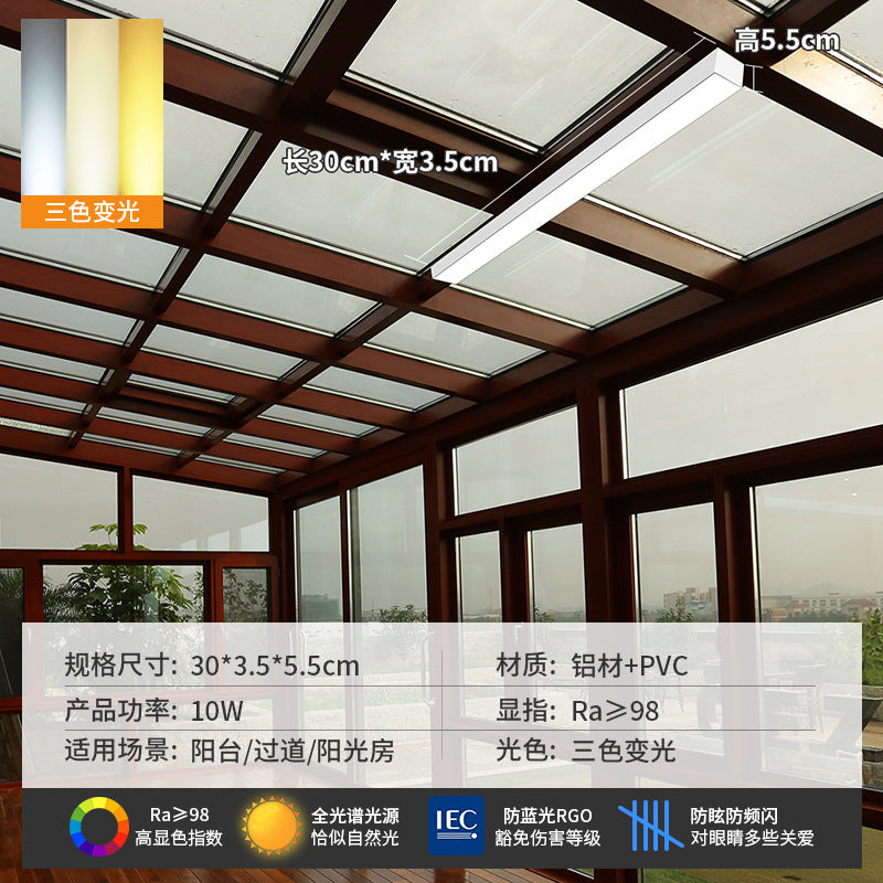 Minimalist aisle light corridor light sun room cloakroom balcony ceiling light minimalistled strip light entrance lamp