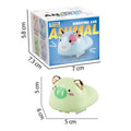 Electric brush sliding shock car puzzle cartoon avoidance car sensor avoid obstacles learn to crawl baby kids toy