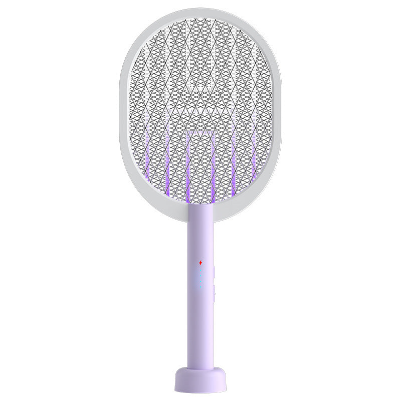 New arrival cross-border household mosquito killer electric mosquito swatter electric shock rechargeable camping light mosquito killer lamp outdoor indoor purple light mosquito repellent
