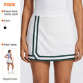 Women's tennis skirt - pleated, lined, anti-exposure, workout skirt - yoga shorts - summer lightweight yoga apparel