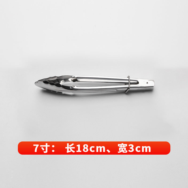 Food tongs outdoor food tongs stainless steel bbq tongs baking bread tongs camping bbq steak tongs serving tongs