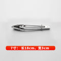 Food tongs outdoor food tongs stainless steel bbq tongs baking bread tongs camping bbq steak tongs serving tongs
