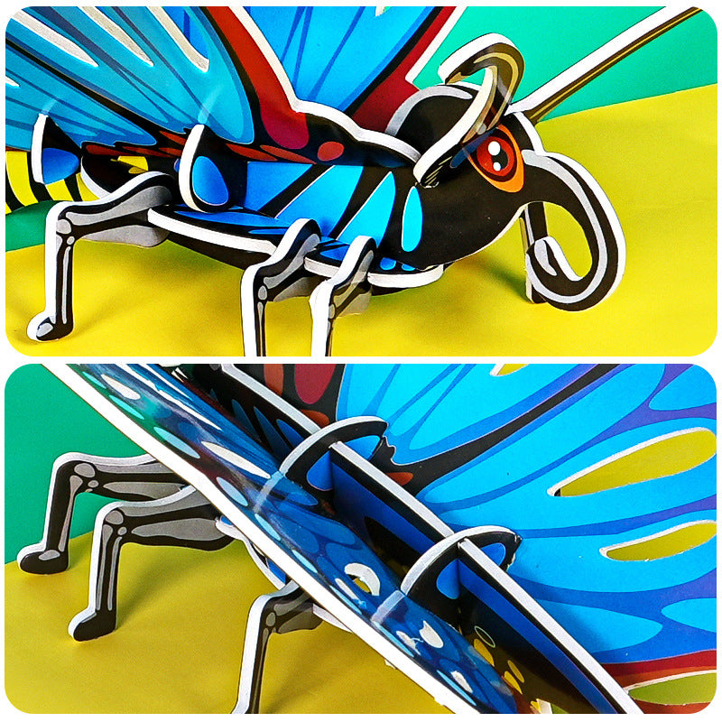 KT Butterfly Technology Small Production Insect Cognition Handmade DIY Puzzle Primary School Student Science Experiment Material Package