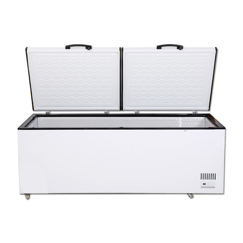 Commercial for home quick freezing horizontal freezer large capacity refrigerated and frozen dual type freezer single and double temperature freezer