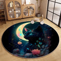 cat round carpet living room sofa coffee table floor mat hanging basket rocking chair foot pad bedroom bedside blanket