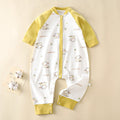 Baby heattech pajamas baby anti-kick quilt infant one-piece boneless romper pure cotton type a split leg sleeping bag