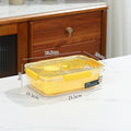 Refrigerator storage box double layer drain basket crisper pet plastic transparent thickened fruit vegetable freezer storage box