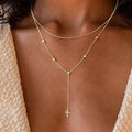 Amazon cross-border new cross necklace niche design y-shaped necklace ins fashion stylish jewelry wholesale