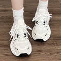 Dad shoes women's 2026 summer autumnew arrival women's mesh breathable whiteheight increaser small casual sports women's shoes