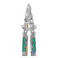 Baolian foldable electrical tester wire stripper - electrician's multi-tool: wire connector pliers, wire cutter, and stripping tool