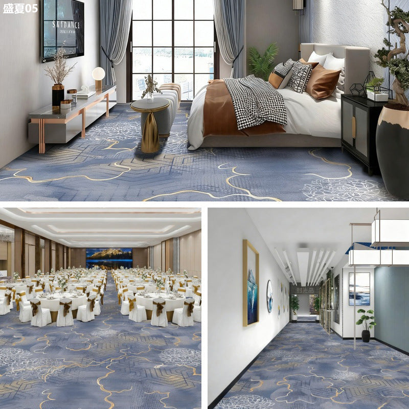 Factory direct hotel carpet - fire retardant b1 rated - commercial soundproofing - ideal for ktv, clubs, hotels, hallways, and aisle full coverage