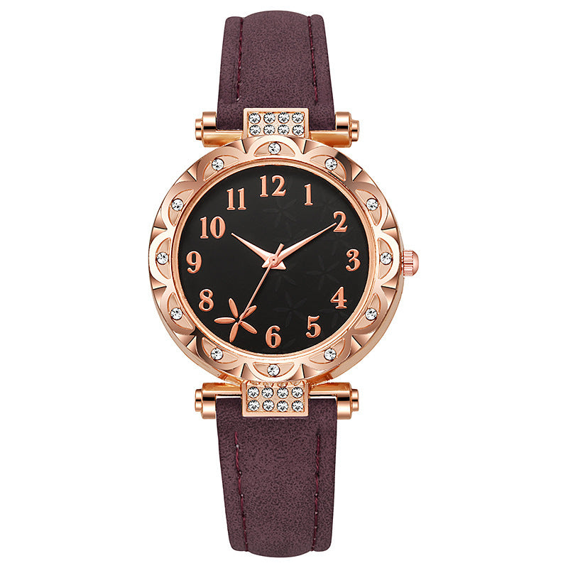 duoduo popular starfish dial women's quartz watch xiyin belt watch women's source manufacturer wholesale and delivery