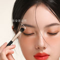 Portable 5-in-1 eye makeup brush organizer with interlocking dual-ended detail brushes for eyeshadow and makeup application