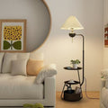 Scandinavianaccessible luxury cream style floor lamp living room sofa storage ornament bedroom bedside table all-in-one vertical lamp pull cord