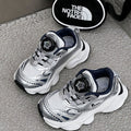 spring/summer new trendy brand rotating buckle boys' breathable single mesh sports shoes girls' chunky sneakers running shoes