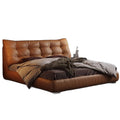 Master bedroom black leather bed 1.5m storage low box wedding bed casualaccessible luxury double bed 1.8m cushion upholstered bed