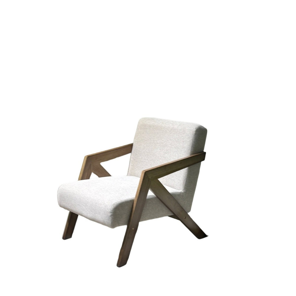 Solid wood sofa chair living room medieval style single chair for home balcony richard casual back chair