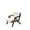 Solid wood sofa chair living room medieval style single chair for home balcony richard casual back chair