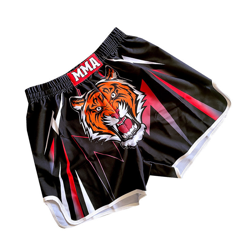 MMA Boxing Training Anti-Wear Fighting Pants UFC Mixed Fighting Muay Thai Shorts Running Fitness Cycling Fighting
