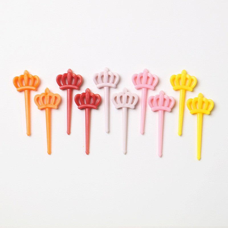 cartoon fruit fork set - cute animal creative fruit picks, bento fruit forks, dessert forks - wholesale