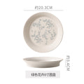 Stylishcasualclassy restaurant hotel dim sum fruit salad plate florals ceramic pastry creative plate