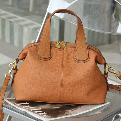 2024new arrival crossbody bag fashion large capacity classy sense of style togo first layer cowhide satchel shoulder genuine leather bag