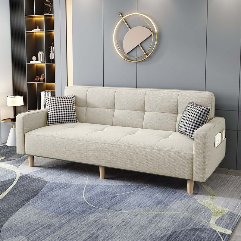 Folding sofa bed - new  model for small living rooms, apartments, and rental properties - 2-in-1 design