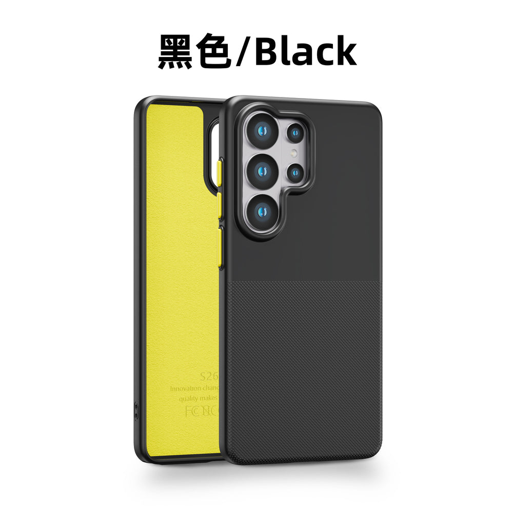 Suitable for sanxing s26ultra round protruding point magnetic tpu mobile phone case sams25 official polka dot pattern mobile phone case
