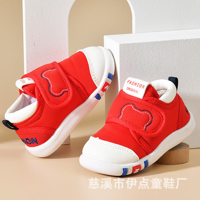 Toddler shoes for boys, spring and autumn, 0-1-2 years old, soft sole breathable infant and toddler shoes for girls